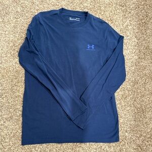 Under Armour Men's Navy Long Sleeve Tee